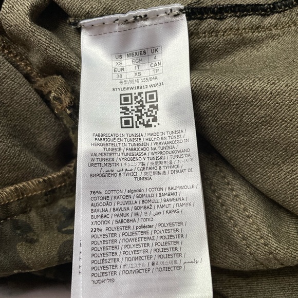 BRAND NEW GUESS CAMO CARGO PANT SZ XSMALL - Picture 11 of 15